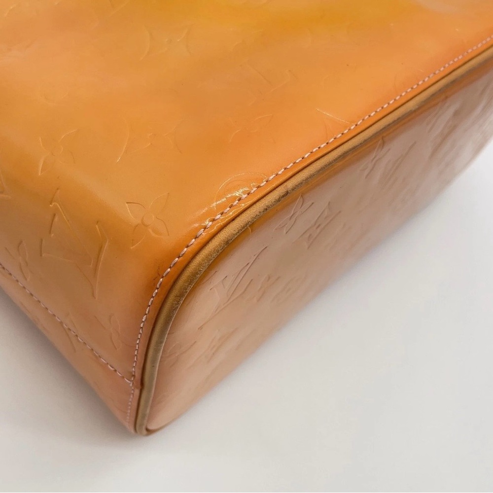 Louis Vuitton Orange Vernis Monogram Small Tote - Picture 7 of 13